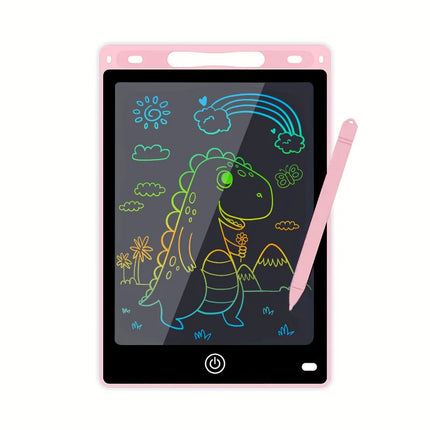Lcd Writing Board, Liquid Crystal Drawing Board Suitable for Children - Colorful Cartoon Doodle Board, Erasable and Reusable, Portable