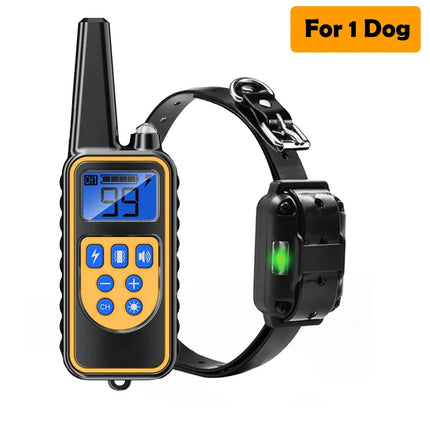 NEW 1pc 800m LCD Dog Training Collar/Remote Control Pet Bark Stopper Dog Waterproof Electric Training Collars With Beep/Shock