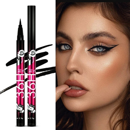 1/2/5pcs Waterproof & Sweat-Proof Black Eyeliner Pencil Long-lasting and Non-smudged Eyeliner Liquid Pen for Bold Eye Makeup