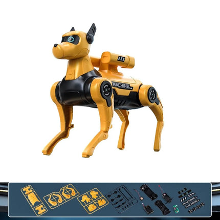 DIY Assembled Electric Robot Dog Intelligent Voice Controlled Intelligent Mechanical Dog Early Education Dialogue Function