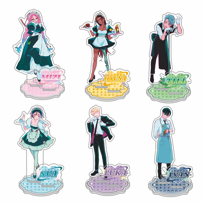 ALIEN STAGE SuaTill  Ivan Stand Acrylic Maid Figuur Action Models Toy Ornament Accessories Desktop Ornaments Anime keychain