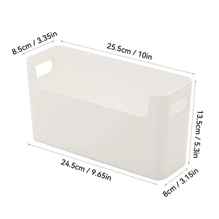 WORTHBUY Wall Mounted Cabinet Plastic Storage Rack Multifunctional Punch Free Fridge Door Storage Holder Kitchen Storage Organiz