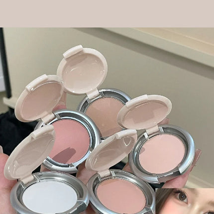 Matte Natural Cheek Tint White Brighten Face Waterproof Low saturation Nude Contouring Cosmetics Blush Powder Soft Female Makeup