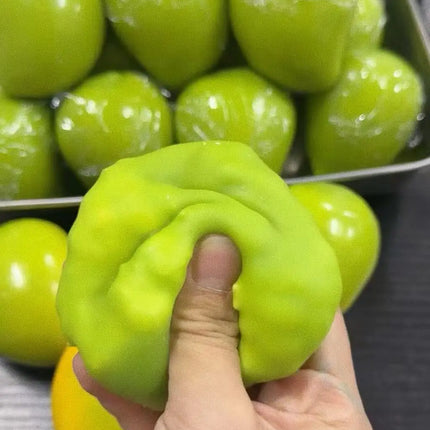 Mango Stress Ball Squishy Color-changing Mango Squeeze Ball ASMR Sensory ADHD Anti Stress Relief Fidget Toys for Kids & Adults