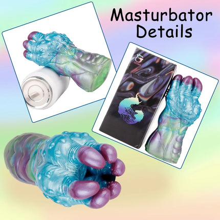 GEEBA safer sex products Male Masturbator Silicone Alien Monster Penis Sleeve Adult Sex Toy for Men Fantasy Pocket Pussy Stroker