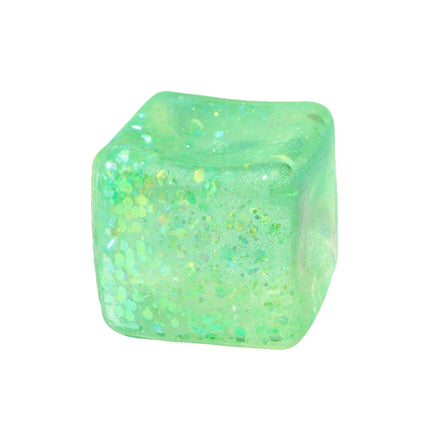 1/2/3P Maltose Cube Stress Squishy Toy Decompression Vent Ice Cube Anti Stress Slow Rebound Polar Light Colorful Squeeze TPR Toy