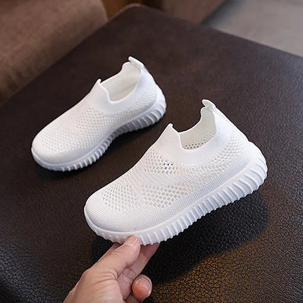 Children's Running Sneakers Boys Girls Casual Mesh Breathable Non-Slip Walking Patchwork Tennis Toddler Soft-Soled Girls' Shoes
