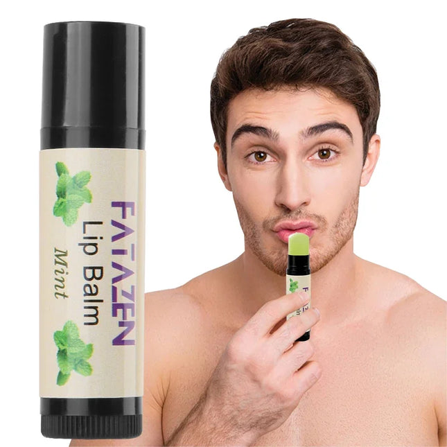 Organic Honey Lip Balm Mint Flavor Eco-Friendly Chapstick Shea Butter Lip Balm For Men