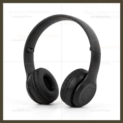 Wireless Bluetooth Headphones Head Mounted P47 Foldable Bass Sport Earphones Universal for Mobile Computer PC Gaming Running Gym