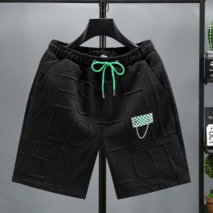 New Fashion knitted Shorts Men Comfortable Elastic Waist Clothing Male Breathable Short Trousers plus size