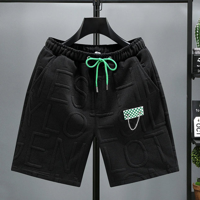 New Fashion knitted Shorts Men Comfortable Elastic Waist Clothing Male Breathable Short Trousers plus size