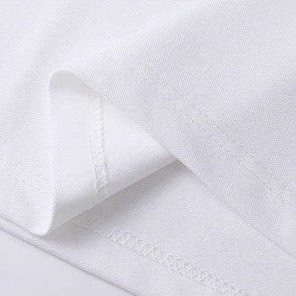 New men's high-quality short-sleeved polo shirt, summer fashion, casual, comfortable, cool, breathable T-shirt top