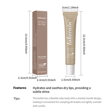 3pcs/Kit Butter Moisturizing Lip Gloss Oil Jelly Lipgloss Liquid Lipstick Lip Tint Brown Sugar Crystal Lip Balm