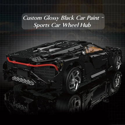 NEW 4688Pcs Technical Moter Power La Voiture Noire Sport Car Building Blocks Assembly Brick Model Toys Kids Christmas Gift