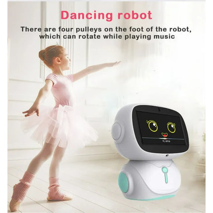 AI Robot Early Education Machine Bilingual Interactive Conversational Toy for Kids Educational Robot English Spanish French...