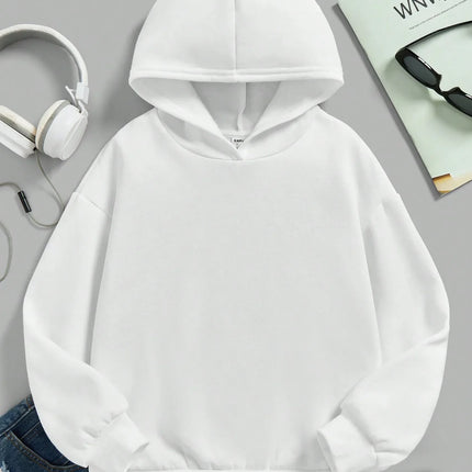 Tween Girl Children Hoodies Casual Comfortable Loose Long Sleeve Tops Sweatshirts Kids Cartoon Coat Autumn Winter Clothes