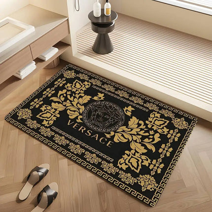 Fashion And Luxury V-Versace Entrance Door Mat Nordic Style Home Doormat Bathroom-Toilet Mats Bedroom Hotel Decor Mat
