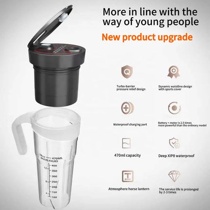Small Blender Portable Juicer 150W Multifunction Smoothie Maker Fruit Squeezer Ice Crusher Food Mixer Juicer Machine