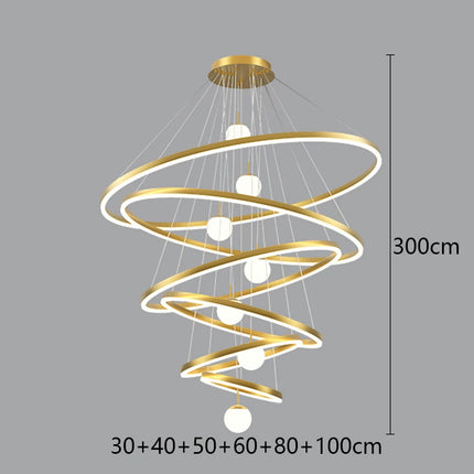 Modern home decor led lights pendant light lamps forstaircase Chandeliers for living room hanging light indoor lighting