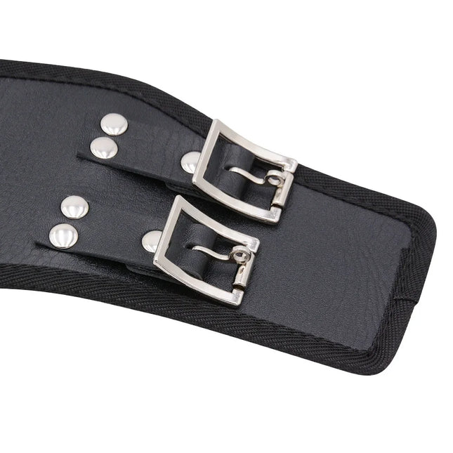BDSM Adult Sex Collar Male Female Sexy Neck Cover Neck Accessories Erotic Leather Neck Strap Fetish Slave Bondage Collar