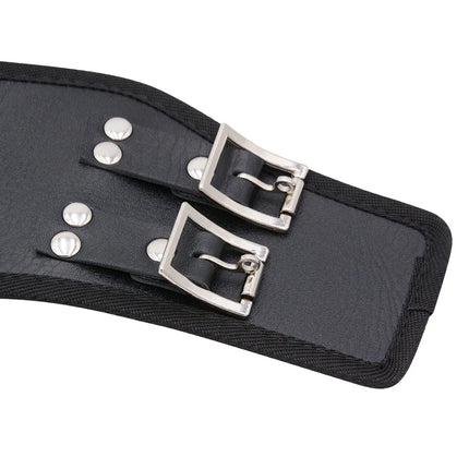 BDSM Adult Sex Collar Male Female Sexy Neck Cover Neck Cover Accessories Erotic Leather Neck Strap Fetish Slave Bondage Collar