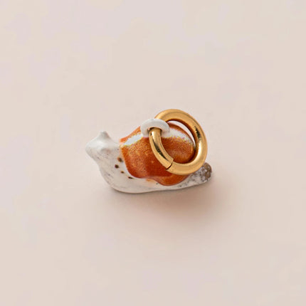 Simple style cute small animal series pendant fox stainless steel accessories gold plated
