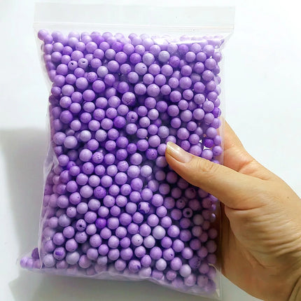 6-8mm 4000pcs Multi Color Foam Balls Mini Beads Polystyrene Styrofoam Filler Bubble Ball DIY Wedding Christmas Party Decoration