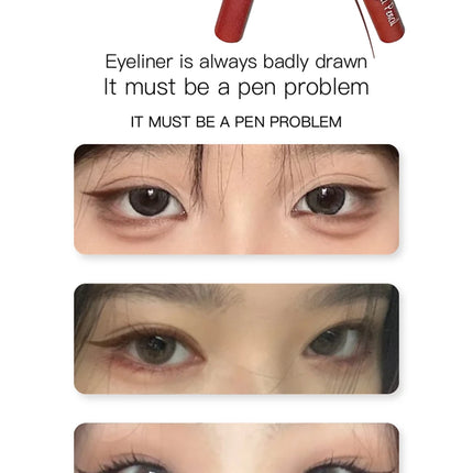 12 Colors Eyeliner Pencil Waterproof Long-lasting Orange Black Brown Easy Wearing Eyeshadow Contour Stick Lying silkworm Makeup