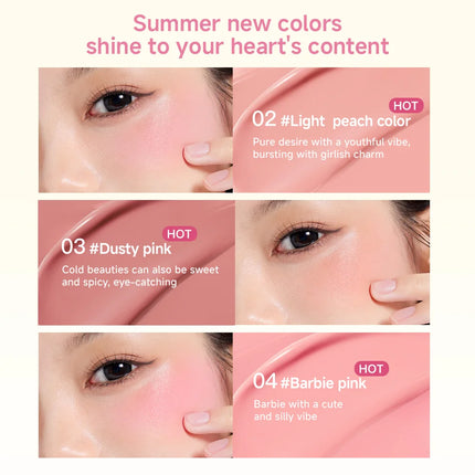 Rock Sweet Liquid blusher Rouge Vitality Pink Blush Brightening Plumping Color for the Face Hot Selling Beauty Product