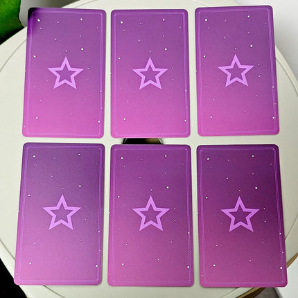 10.3*6cm Lovers Messages Oracle Twin Flame Keywords on Cards 64 Pcs Cards