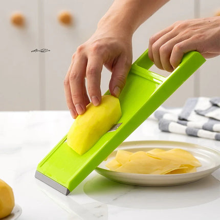Multifunctional Vegetable Cutter Steel Blade Mandoline Slicer Potato Peeler Carrot Cheese Grater Kitchen Accessory Tool