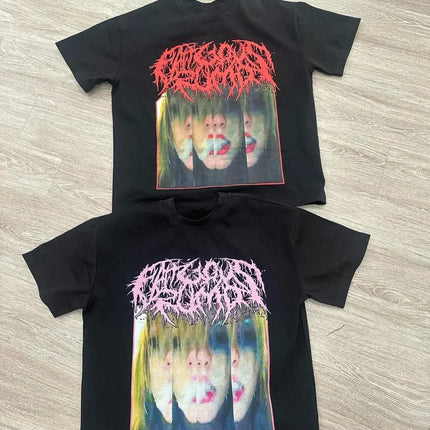 Vintage Sounds Collection Graphic T Shirts Goth Style Streetwear Harajuku Short Sleeve Y2k Tops Polo t shirt for men clothing