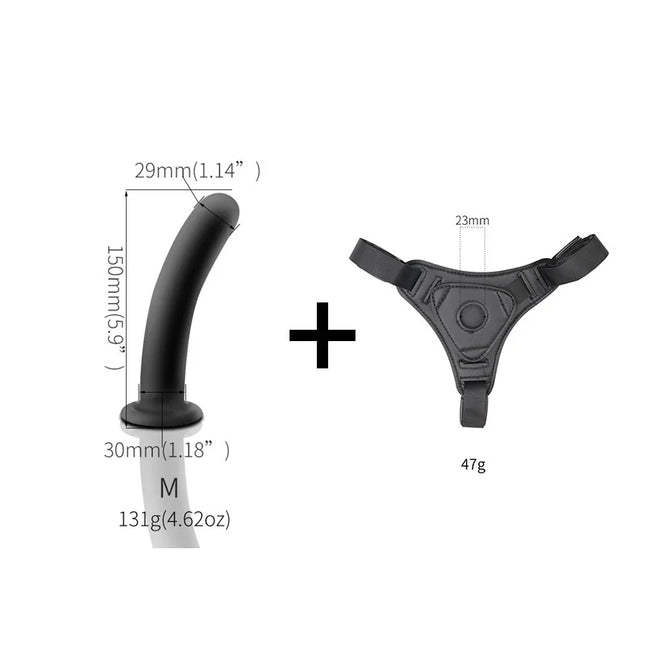 Adult Supplies Sex Toy Wearable Dildo Realistic Sex Toy For Lesbian Women Couples Dildo Strap On Penis Suction Cup Anal Plug