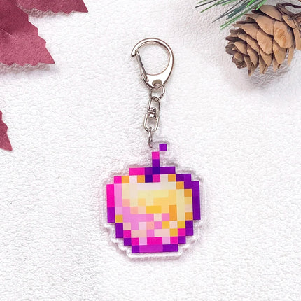 1/27Pcs Game Totem of Undying Car Keychain Accessories Acrylic Cute Charms Pendant For Bag Funny Key Holder Backpack Decoration