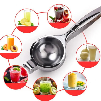 Manual Lemon Squeezer Zinc Alloy Citrus Press Heavy Duty Fruit Juicer for Orange Lime Hand Press Juicing Tool Kitchen Gadget