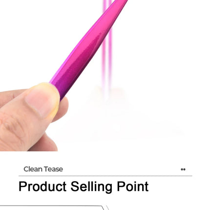 New 1Pc Eyelash Tweezers Anti-static Non-magnetic Professional Pincet 3D Eyelash Extension Tweezer 100% Closure Makeup Tool