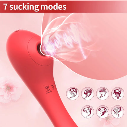 Clitoral Sucking Vibrators 2 IN 1 Adjustable G Spot Clit Clitoris Sucker For Women Dual Stimulation Sex Toys Goods for Adults 18