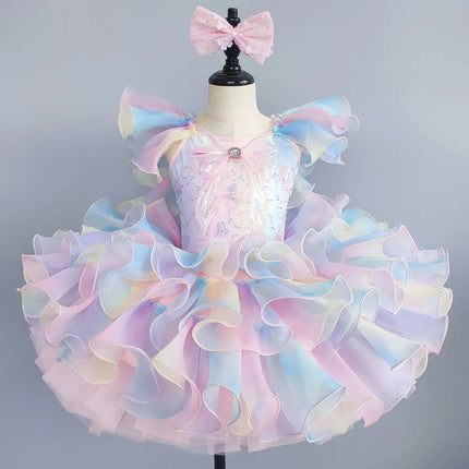 Children Ballet Dress Girls Clothing Summer Baby Ballerine Dance Costumes Party Girl Ballet Leotards Kids Dresses Tutu Vestidos
