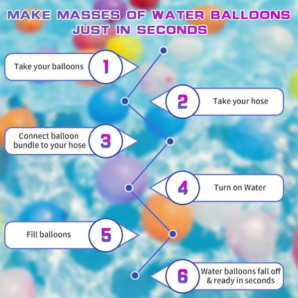 666pcs reusable colorful self sealing water bombs soft water polo for kids adults outdoor toys for garden pool beach244