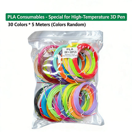 40 Colors 3D Pen Filament 1.75mm PLA Each Color 33 Feet 10m Glow-in-the-Dark 3D Filament Perfect Child Gift & Teaching-Specific