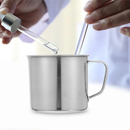 New Stainless Steel Laboratory Beaker Graduated 500ml Measuring Cups 1000ml Espresso Mugs Baking kitchen gadgets measuring cups and spoons