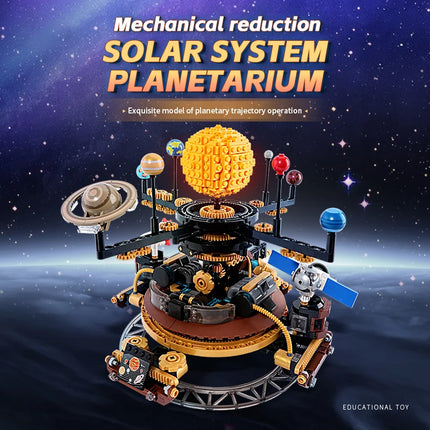 Solar System Building Sets Rotatable Space Exploration Building Blocks Toys Kid's STEM Educational Toys Birthday Gifts, 946PCS