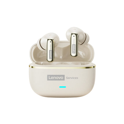 Choice Lenovo LE208 Wireless Earphones Bluetooth V6.0 HIFI Headphone Leather Texture Gaming Headset with Mic Music Earbuds