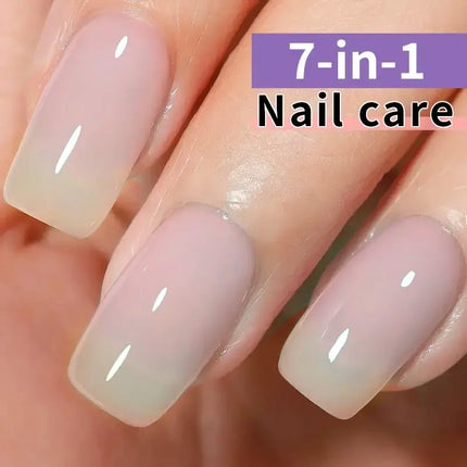 YUITIKUE 7-in-1 Nail Care 15ml - Smooths, Brightens & Moisturizes Nails, Not Sticky, Easy to Absorb, Hardens & Protects