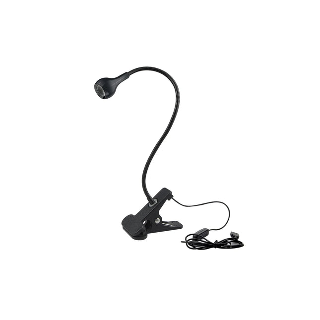 Flexible Table Lamp USB Power Lamp Reading Book Light With Holder Clip Study Reading Lamps Bedside Table Bedroom Decor Nightlamp