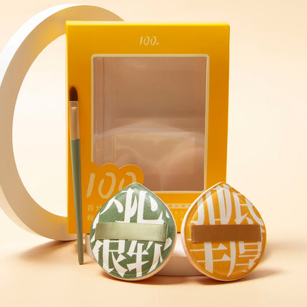 Soft Air Cushion Puff Makeup Blender Sponges Elastic Marshmallow Cosmetic Foundation Powder Set Powder Puff Set Box