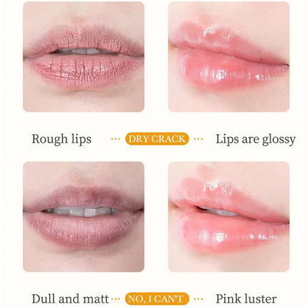 2pcs Vitamin E Honey Lip Balm Long-lasting Moisturizing Anti Cracking Nourishing Essence Stick winter Lips Skin Care