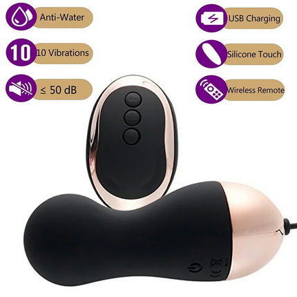 Wireless Remote Control Vibrator Adult Sex Toy Powerful Bullet Vbrating Egg Product for Women Kegel Ball Erotic Massage