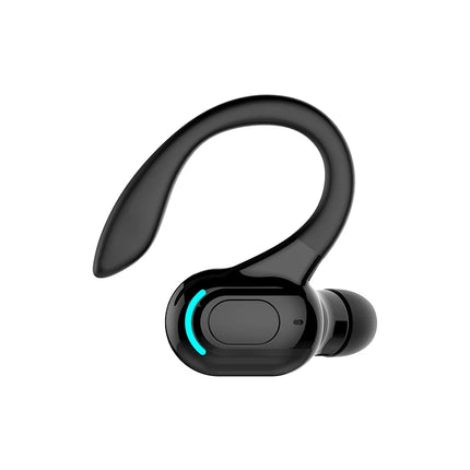 New Bluetooth Business Wireless Headphone Ear-Hook Mini HIFI Bass Single Ear Earphone With Mic Earbuds Sport Game Drive Headset