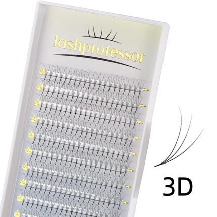 Premade Volume Fans 3D/4D/5D/6D Sharp Narrow Base Lash Promade Russian Pointy Stem Eyelash Extension Cilia Makeup Premade Fans
